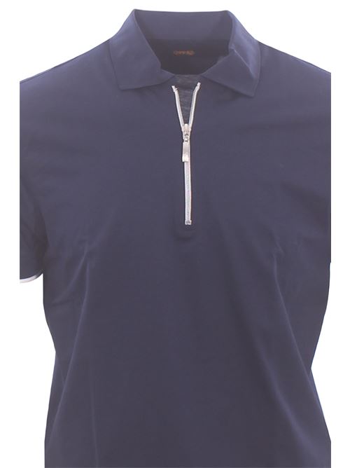 cotton jersey polo with zip MARTIN ZELO | MZ26/01FL02